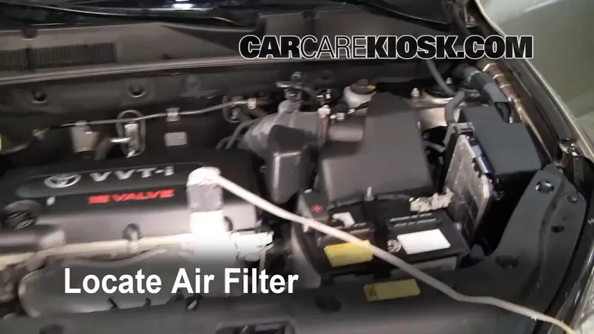 2007 Toyota RAV4 2.4L 4 Cyl. Filtro de aire (motor)